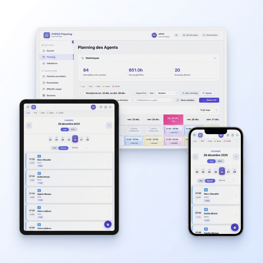 Application accessible sur tous vos appareils